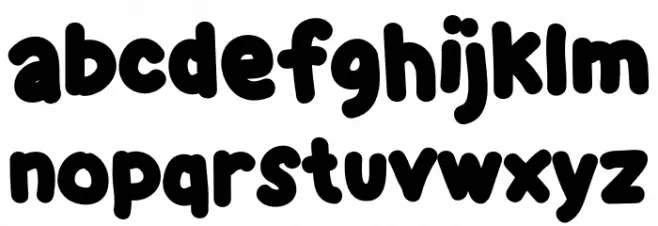Hello Holiday Font LOWERCASE