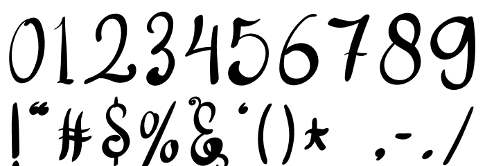 Hello Homework Font OTHER CHARS