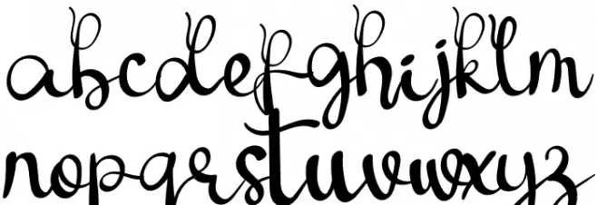 Hello Homework फ़ॉन्ट लोअरकेस