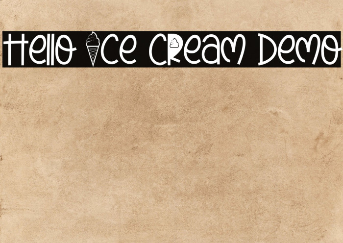 Hello Ice Cream Demo Example 2