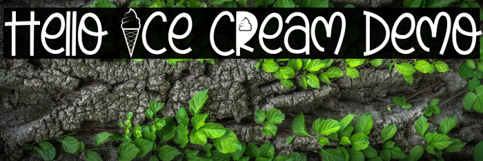 Hello Ice Cream Demo Example 3