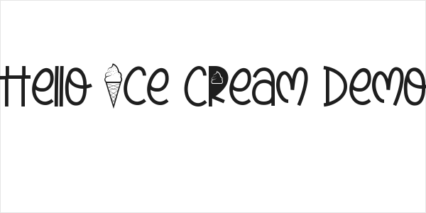 Hello Ice Cream Demo Logo