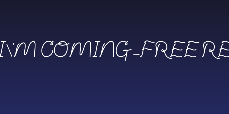 Hello I'm Coming-FREE Regular Social Header