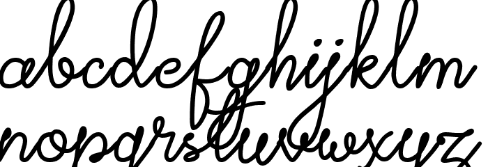 Hello I'm Coming-FREE Regular Font LOWERCASE