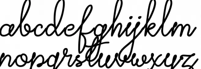 Hello I'm Coming-FREE Regular Schriftart Kleinbuchstaben