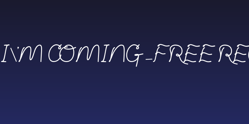 Hello I'm Coming-FREE Regular Social Header