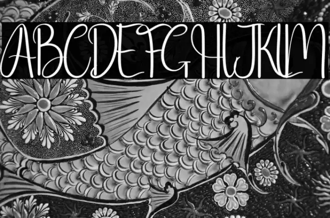 Hello January Schriftart examples