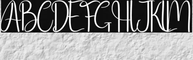 Hello January Schriftart examples