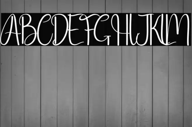 Hello January Schriftart examples