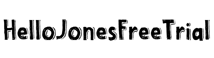 Hello Jones  Free Trial  les polices de caractères gratuit tlcharger