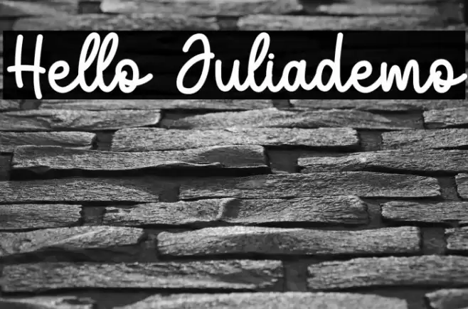 Hello Juliademo خط examples