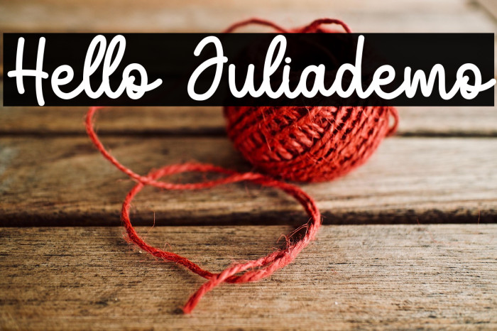 Hello Juliademo Example 2