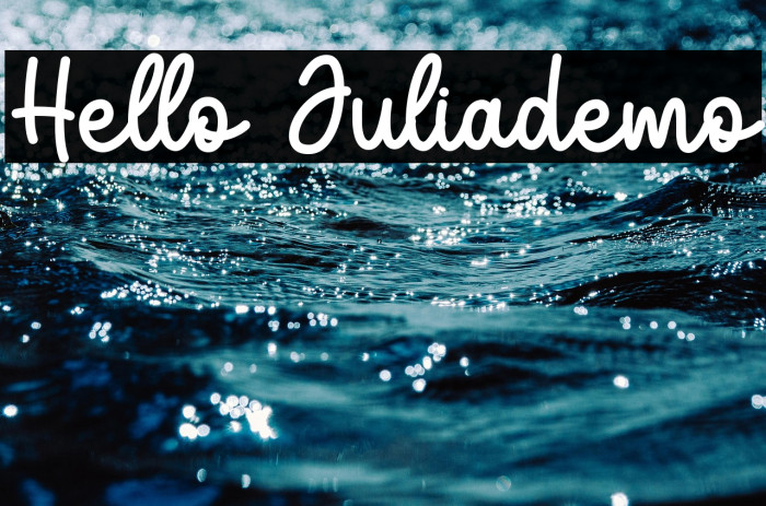 Hello Juliademo Example 3