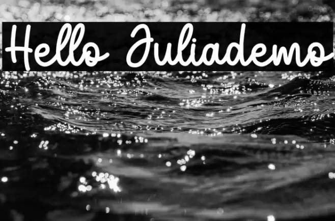 Hello Juliademo خط examples