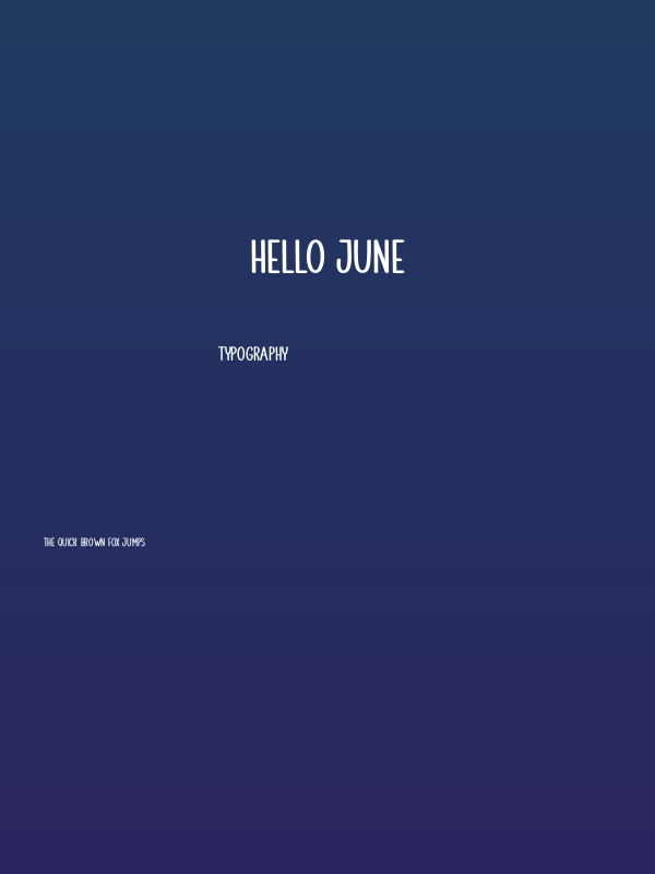 Hello June Poster