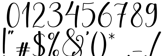 Hello Kamilla Font OTHER CHARS