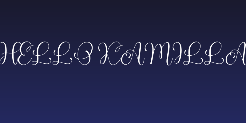 Hello Kamilla Social Header