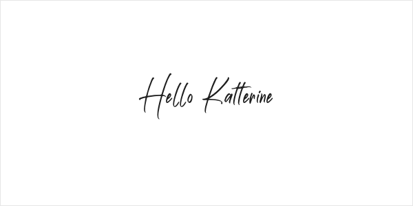 Hello Katterine Logo