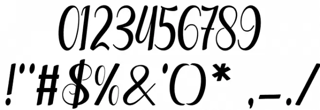 Hello Kayla bba key Font OTHER CHARS