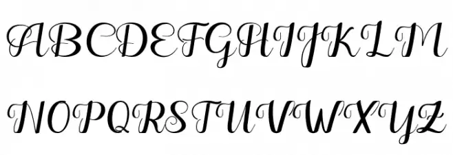 Hello Kayla bba key Schriftart Groß