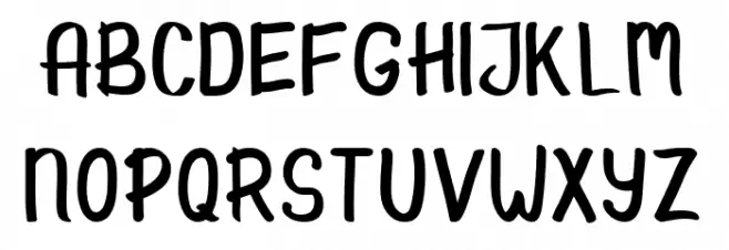 Hello Kids Font LOWERCASE