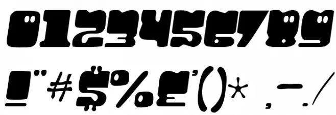 Hello Larry フォント その他の文字