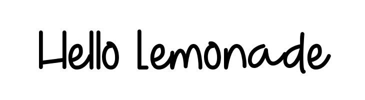 Hello Lemonade  Скачать бесплатные шрифты