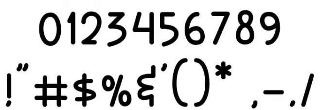 Hello Lemonade Font OTHER CHARS