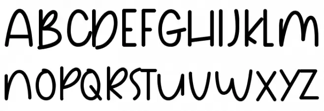 Hello Lemonade Font UPPERCASE