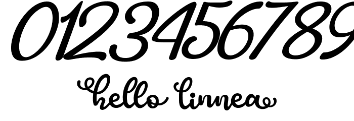 Hello Linnea Italic Font OTHER CHARS