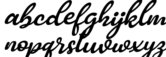 Hello Linnea Italic Font LOWERCASE