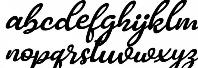 Hello Linnea Italic Font Litere mici