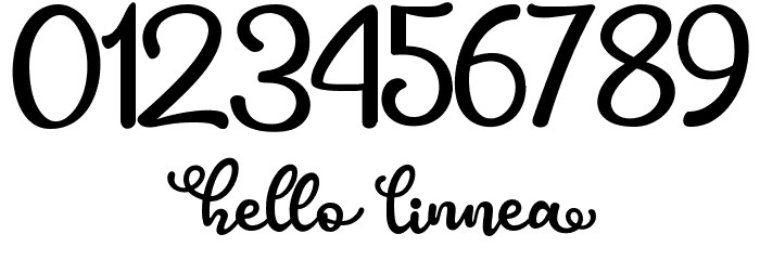Hello Linnea Font OTHER CHARS
