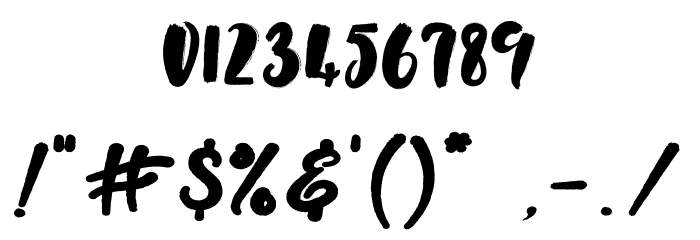 Hello Love Font OTHER CHARS