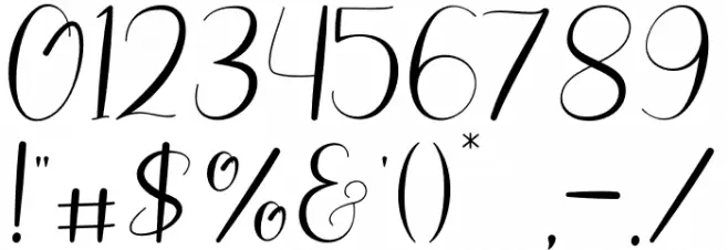 Hello Love Font OTHER CHARS