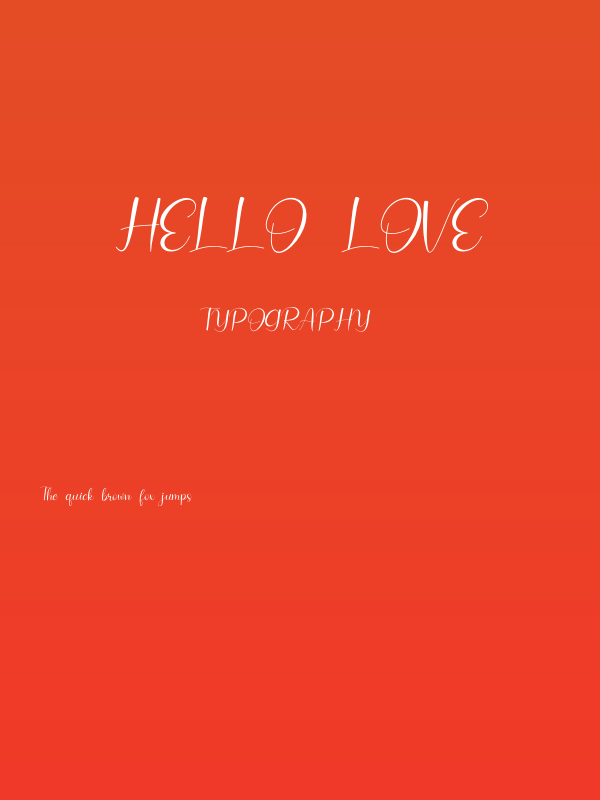 Hello Love Poster