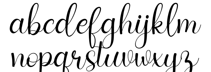 Hello Love Font LOWERCASE