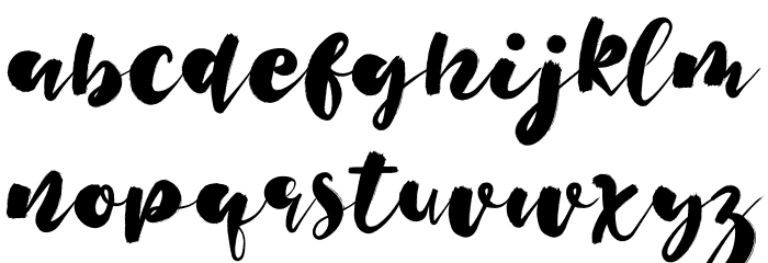 Hello Love Font LOWERCASE