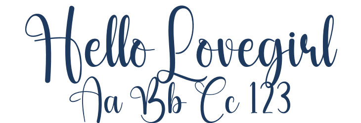 Hello Lovegirl Font Preview