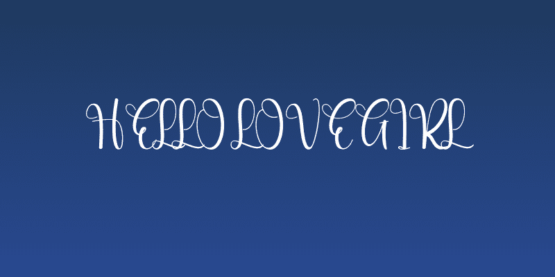 Hello Lovegirl Social Header