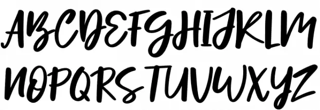 Hello Lovely - Personal Use Font Litere mari