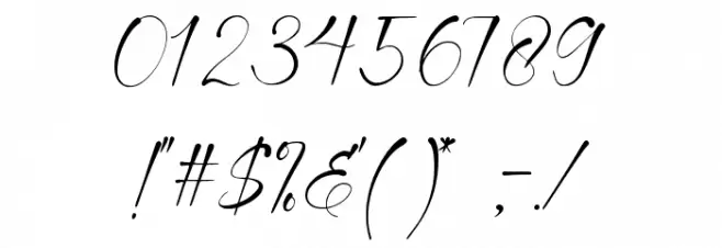 Hello Magnolia Font OTHER CHARS