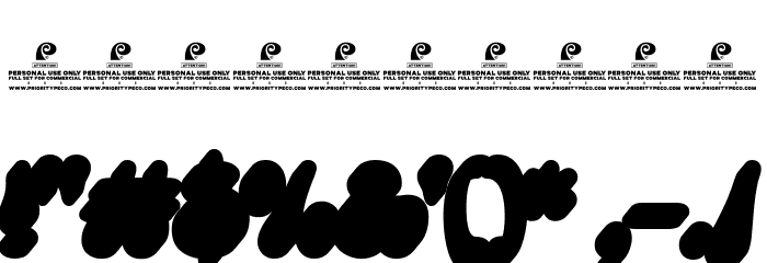 Hello Margarine DEMO Extrude Font OTHER CHARS