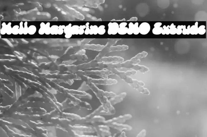 Hello Margarine DEMO Extrude خط examples