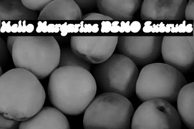 Hello Margarine DEMO Extrude خط examples