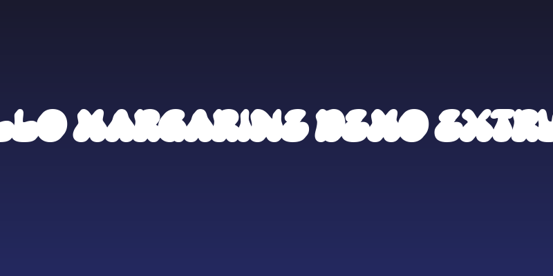 Hello Margarine DEMO Extrude Social Header