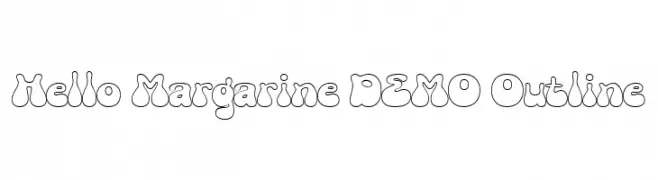 Hello Margarine DEMO Outline  Descarca Fonturi Gratis