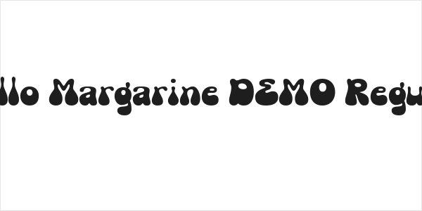 Hello Margarine DEMO Regular Logo