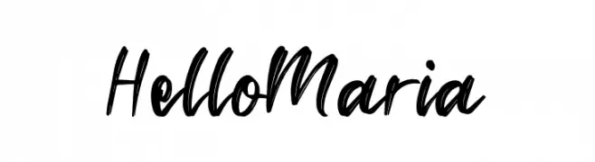 Hello Maria  Frei Schriftart Herunterladen