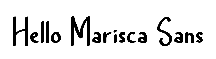 Hello Marisca Sans  フリーフォントのダウンロード